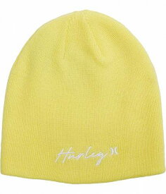 送料無料 ハーレー Hurley レディース 女性用 ファッション雑貨 小物 帽子 ビーニー ニット帽 Script Staple Beanie - Infinite Gold