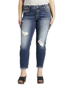 送料無料 Silver Jeans Co. レディース 女性用 ファッション ジーンズ デニム Plus Size Boyfriend W27170ECF377 - Indigo