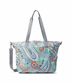 送料無料 ベラブラッドリー Vera Bradley レディース 女性用 バッグ 鞄 トートバッグ バックパック リュック Recycled Lighten Up Reactive Tote Bag - Citrus Paisley