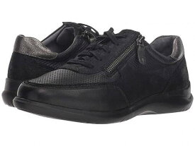 送料無料 アラヴォン Aravon レディース 女性用 シューズ 靴 スニーカー 運動靴 Power Comfort Tie w/ Side Zip - Black