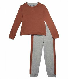 送料無料 スプレンデッド Splendid Littles 男の子用 ファッション 子供服 セット Rustic Sweatshirt &amp; Pants Set (Toddler/Little Kids/Big Kids) - Rustic Brown