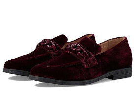 送料無料 コールハーン Cole Haan レディース 女性用 シューズ 靴 ローファー Stassi Chain Loafer - Cordovan Velvet