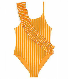 送料無料 HABITUAL girl 女の子用 スポーツ・アウトドア用品 キッズ 子供用水着 ワンピース Ruched One-Piece Swimsuit (Big Kids) - Orange