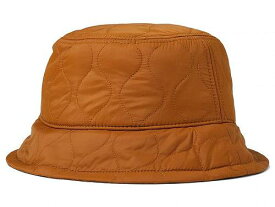 送料無料 Madewell レディース 女性用 ファッション雑貨 小物 帽子 Quilted Nylon Bucket Hat - Warm Coffee