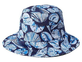 送料無料 ベラブラッドリー Vera Bradley レディース 女性用 ファッション雑貨 小物 帽子 サンハット Recycled Cotton Sun Hat - Morning Shells Blue