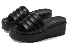 送料無料 J/Slides レディース 女性用 シューズ 靴 ヒール Quirky - Black Leather