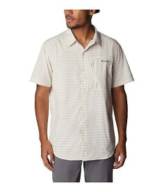 送料無料 コロンビア Columbia メンズ 男性用 ファッション ボタンシャツ Twisted Creek(TM) III Short Sleeve - Ancient Fossil Basic Stripe