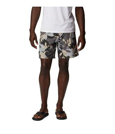 送料無料 コロンビア Columbia メンズ 男性用 ファッション ショートパンツ 短パン Summertide Stretch(TM) Printed Shorts - City Grey Floriated