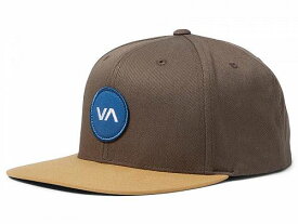 送料無料 ルーカ RVCA メンズ 男性用 ファッション雑貨 小物 帽子 野球帽 キャップ Va Patch Snapback - Wood