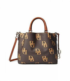 送料無料 ドゥーニー&amp;バーク Dooney &amp; Bourke レディース 女性用 バッグ 鞄 ハンドバッグ サッチェル Monogram Barlow - Brown Tmoro