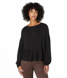 送料無料 サンクチュアリ Sanctuary レディース 女性用 ファッション ブラウス Sundown Knit Popover - Black