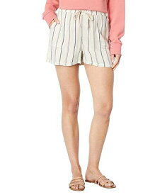 送料無料 オニール O&#039;Neill レディース 女性用 ファッション ショートパンツ 短パン Fran Stripe Shorts - Bone