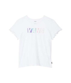 送料無料 バンズ Vans Kids 女の子用 ファッション 子供服 Tシャツ Rejoice (Big Kids) - White