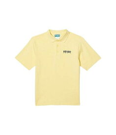 送料無料 ケンゾー Kenzo Kids 男の子用 ファッション 子供服 ポロシャツ Short Sleeve Polo Front Embroidered Logo (Little Kids/Big Kids) - Yellow