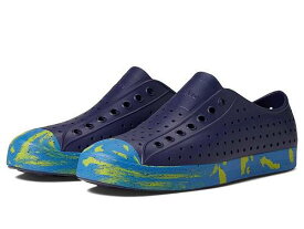 送料無料 ネイティブ Native Shoes シューズ 靴 スニーカー 運動靴 Jefferson Marbled - Regatta Blue/Vallarta Palm Marble