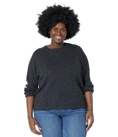送料無料 Madewell レディース 女性用 ファッション セーター Plus Size No Strings Attached Crew Pullover - True Black