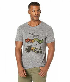 送料無料 ラッキーブランド Lucky Brand メンズ 男性用 ファッション Tシャツ Smoky Mountains Tee - Gargoyle