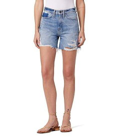 送料無料 ハドソン ジーンズ Hudson Jeans レディース 女性用 ファッション ショートパンツ 短パン Devon High-Rise Boyfriend Shorts in Sidewalks - Sidewalks