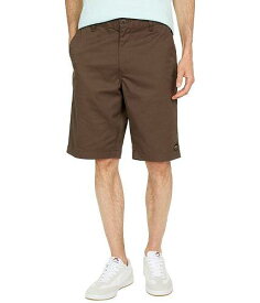 送料無料 ルーカ RVCA メンズ 男性用 ファッション ショートパンツ 短パン Americana 22&quot; Shorts - Chocolate