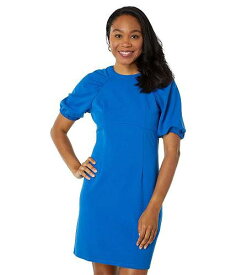 送料無料 ダナモーガン Donna Morgan レディース 女性用 ファッション ドレス Puff Sleeve Mini Dress - Princess Blue