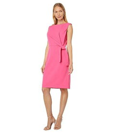 送料無料 ダナモーガン Donna Morgan レディース 女性用 ファッション ドレス Mini Dress with Twist - Summer Pink