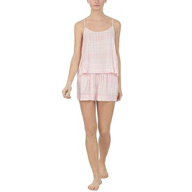 送料無料 ダナキャランニューヨーク DKNY レディース 女性用 ファッション パジャマ 寝巻き Cami Boxer PJ Set - Sorbet Plaid