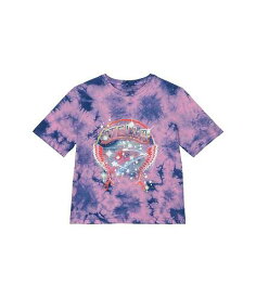 送料無料 ステラマッカートニー Stella McCartney Kids 女の子用 ファッション 子供服 Tシャツ Tie-Dye Tee with Cosmic Stella Print (Toddler/Little Kids/Big Kids) - Multi