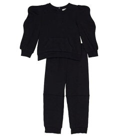 送料無料 HABITUAL girl 女の子用 ファッション 子供服 セット Front Pocket Pullover Pants Set (Infant) - Black