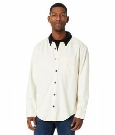 送料無料 Madewell メンズ 男性用 ファッション ボタンシャツ Corduroy-Collar Denim Easy Shirt in Natural Wash - Natural