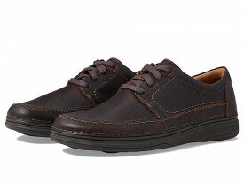 送料無料 クラークス Clarks メンズ 男性用 シューズ 靴 スニーカー 運動靴 Nature 5 Lo - Dark Brown Leather