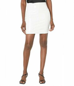 送料無料 コマンドー Commando レディース 女性用 ファッション スカート Faux Patent Leather Miniskirt SK09 - White