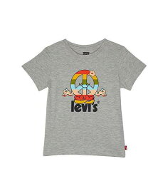 送料無料 リーバイス Levi&#039;s(R) Kids 女の子用 ファッション 子供服 Tシャツ Graphic T-Shirt (Little Kids) - Light Grey Heather