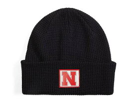 送料無料 コロンビア Columbia College ファッション雑貨 小物 帽子 ビーニー ニット帽 Nebraska Cornhuskers Gridiron(TM) Beanie - Black