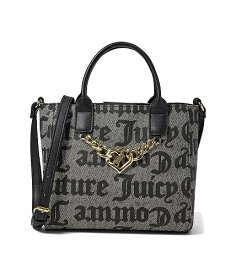 送料無料 ジューシークチュール Juicy Couture レディース 女性用 バッグ 鞄 トートバッグ バックパック リュック Change Of Heart Tote - Oversized Gothic Status Black Beige