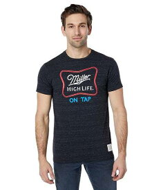 送料無料 オリジナルレトロブランド The Original Retro Brand メンズ 男性用 ファッション Tシャツ Miller High Life Tee - Black