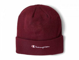 送料無料 チャンピオン Champion メンズ 男性用 ファッション雑貨 小物 帽子 ビーニー ニット帽 Cuffed Beanie - Cardinal