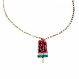送料無料 ベッツィージョンソン Betsey Johnson レディース 女性用 ジュエリー 宝飾品 ネックレス Watermelon Pendant Necklace - Pink