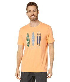送料無料 ライフイズグッド Life is good メンズ 男性用 ファッション Tシャツ Diversified Portfolio Paddling Short Sleeve Crusher(TM) Tee - Canyon Orange