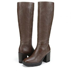 送料無料 ナチュラライザー Naturalizer レディース 女性用 シューズ 靴 ブーツ ロングブーツ Willow - Waterproof - Chocolate Waterproof Leather