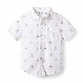 送料無料 Janie and Jack 男の子用 ファッション 子供服 ボタンシャツ Bunny Button-Up Shirt (Toddler/Little Kids/Big Kids) - Multicolor