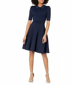 送料無料 テッドベイカー Ted Baker レディース 女性用 ファッション ドレス Hillder Delicate Pointelle Knit Dress - Dark Blue