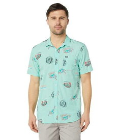 送料無料 オニール O&#039;Neill メンズ 男性用 ファッション ボタンシャツ Artist Oasis Eco Modern Short Sleeve Woven Shirt - Turquoise