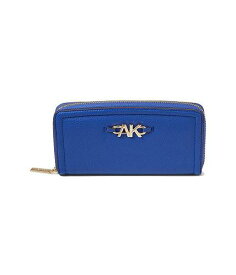 送料無料 アン クライン Anne Klein レディース 女性用 バッグ 鞄 ハンドバッグ クラッチ AK Curved Zip Around Wallet w/ Chunky AK - Lazuli Blue