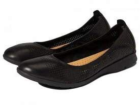 送料無料 クラークス Clarks レディース 女性用 シューズ 靴 フラット Jenette Ease - Black Leather