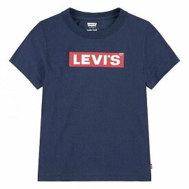 送料無料 リーバイス Levi&#039;s(R) Kids 男の子用 ファッション 子供服 Tシャツ Box Tab Graphic T-Shirt (Little Kids) - Dress Blues