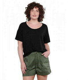 送料無料 トードアンドコー Toad&amp;Co レディース 女性用 ファッション Tシャツ Piru Short Sleeve Easy Tee - Black