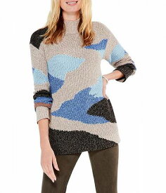 送料無料 ニックアンドゾー NIC+ZOE レディース 女性用 ファッション セーター Petite Winter Waves Sweater - Blue Multi