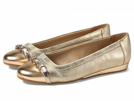 送料無料 アン クライン Anne Klein レディース 女性用 シューズ 靴 フラット Gisele - Light Gold