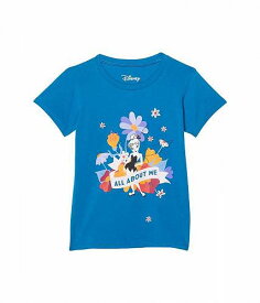 送料無料 Chaser Kids 女の子用 ファッション 子供服 Tシャツ Tinkerbell - All About Me Tee (Little Kids/Big Kids) - Mykonos Blue