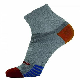 送料無料 ブルックス Brooks ファッション ソックス 靴下 Ghost Lite Quarter Socks 2-Pack - Light Grey/Red/Red/Light Grey